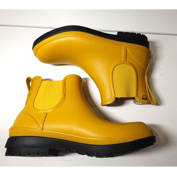 BOGS BLOOM BUTTERSQATCH /MARIGOLD YELLOW WATERPROOF BOOT - Picture 5 of 8